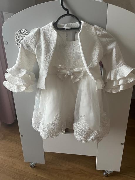 Šaty na svadbu+ bolerko, 92