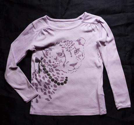 Tričko s leopardom gap 116/122, gap,122
