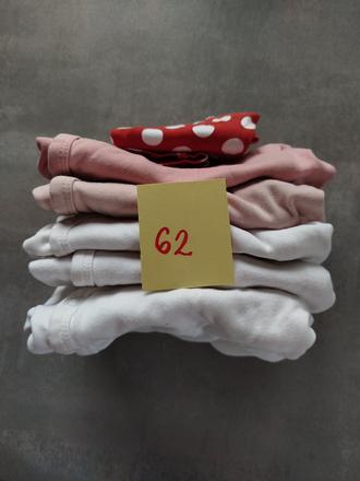 Zavinovacie body h&m 5ks + nohavice, h&m,62