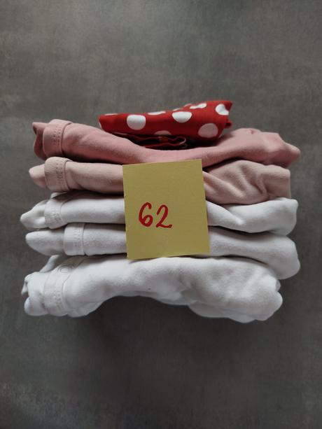 Zavinovacie body h&m 5ks  + nohavice, h&m,62