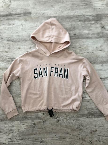 Crop mikina 146/152, h&m,146