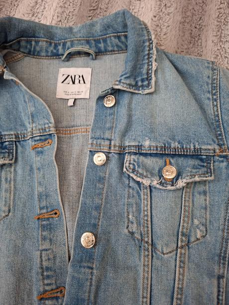 Riflová bunda zara, zara,s