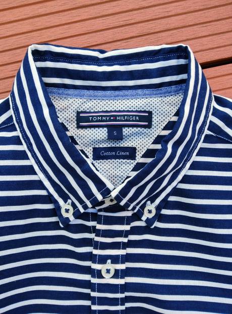 Ľanová košeľa tommy hilfiger, tommy hilfiger,s