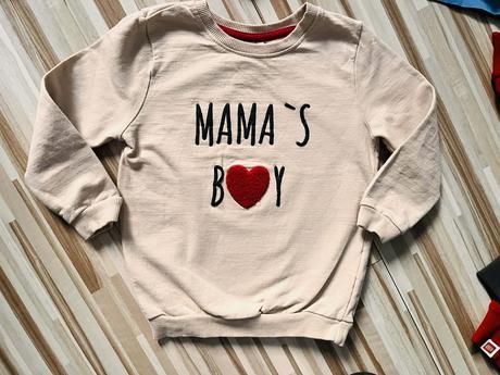Veľ. 98  krásna béžová mikinka maminkin chlapček, 98
