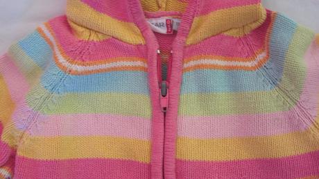 Farebný svetrík na zips, 110