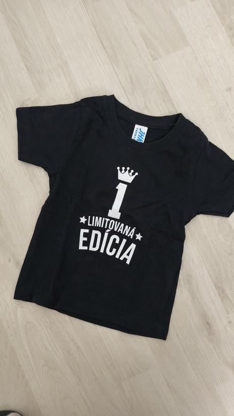 Čierne tričko limitovaná edícia, 74