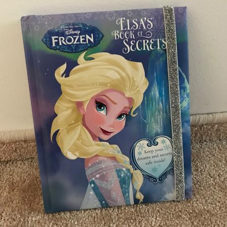 Kniha / dennik frozen v anglictine, 