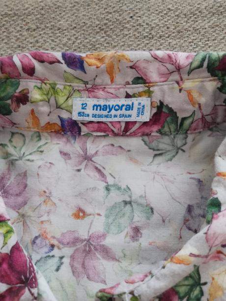Dievčenské kvietkované šaty, mayoral,152