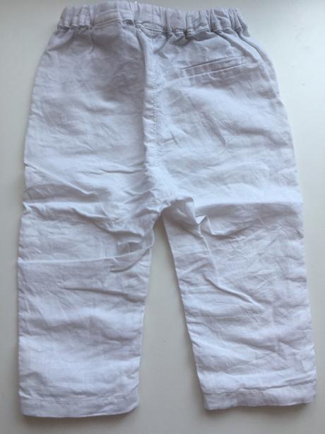 Ľanové nohavice, h&m,92