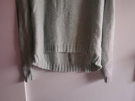 Tyrkysový sveter amisu, amisu,m