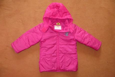 Dievčenská zimná bunda veľ. 86/92 + čiapky, impidimpi,86