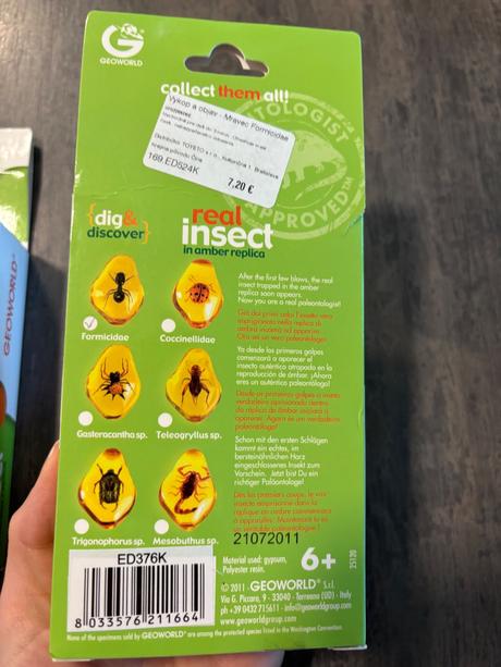 Geoworld - vykop a objav pavúk a mravec, 