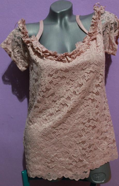 Cipkovana bluzka papaya, papaya,xl