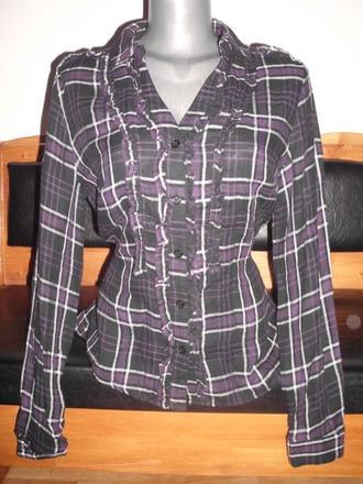 Predĺžená košieľka s opaskom m/l, m