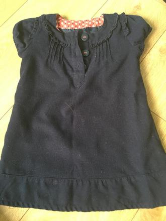 Teplejsie saty, mothercare,98