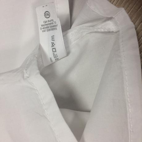 Košeľa biela chlapčenská c&a č.74, 6-9m, c&a,74