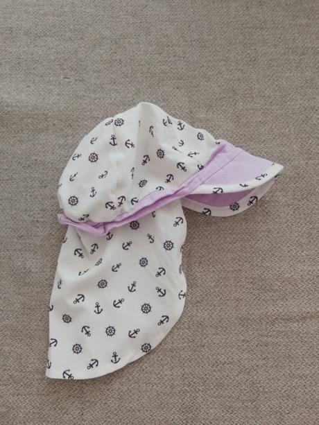 Detská šiltovka s ochranou krku, 128