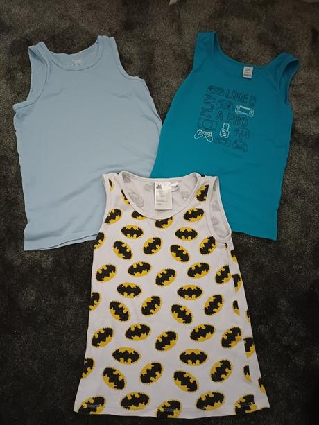 3 tielka bavlnene v.128, h&m,128