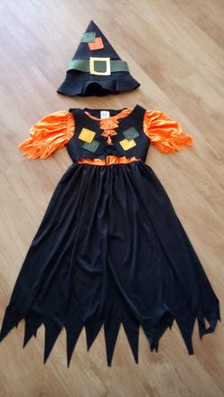 Kostým na karneval čarodejnica,