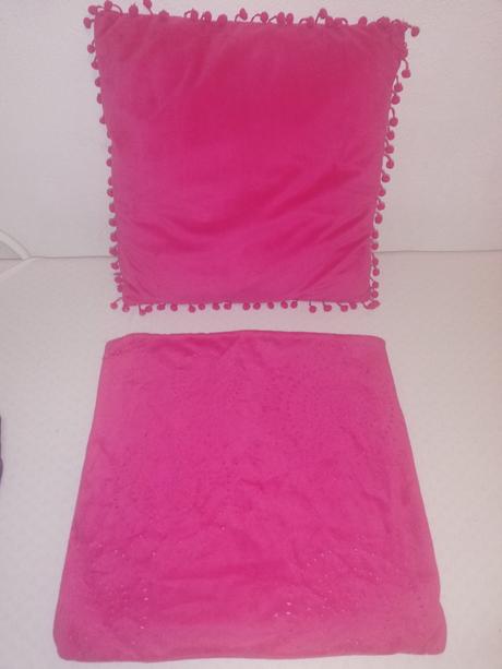 2 zamatové obliečky na vankúše, 