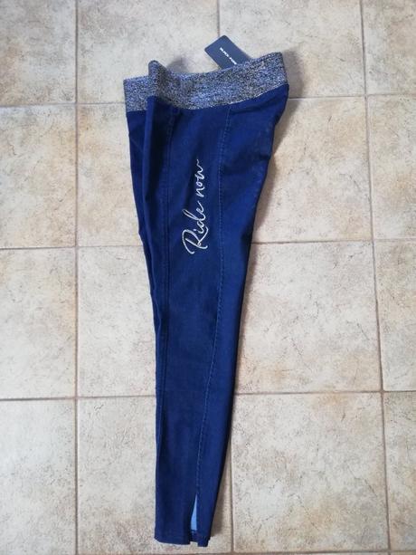 Jazdecké riflové nohavice, veľ. 38, 38