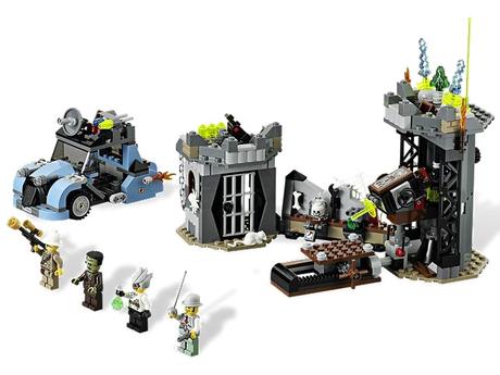 Lego monster fighters 9466 the crazy scientist & h,