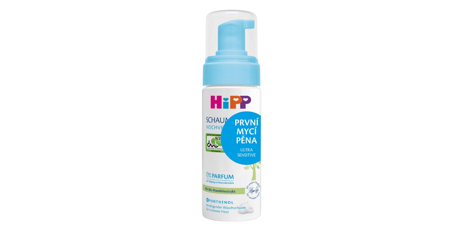 HiPP Ultra SENSITIVE Prvá umývacia pena HiPP Ultra SENSITIVE Prvá umývacia pena