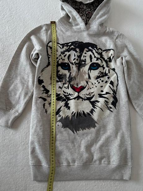 Nová mikina s leopardom bonprix, bonprix,128
