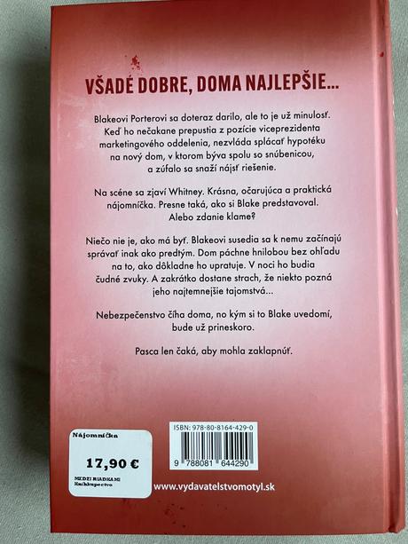 Nájomníčka - freida mcfadden, 