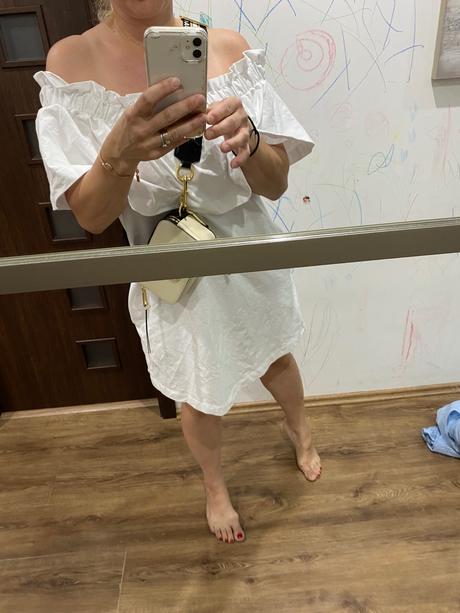 Volanove šaty h&m s vreckami, h&m,m