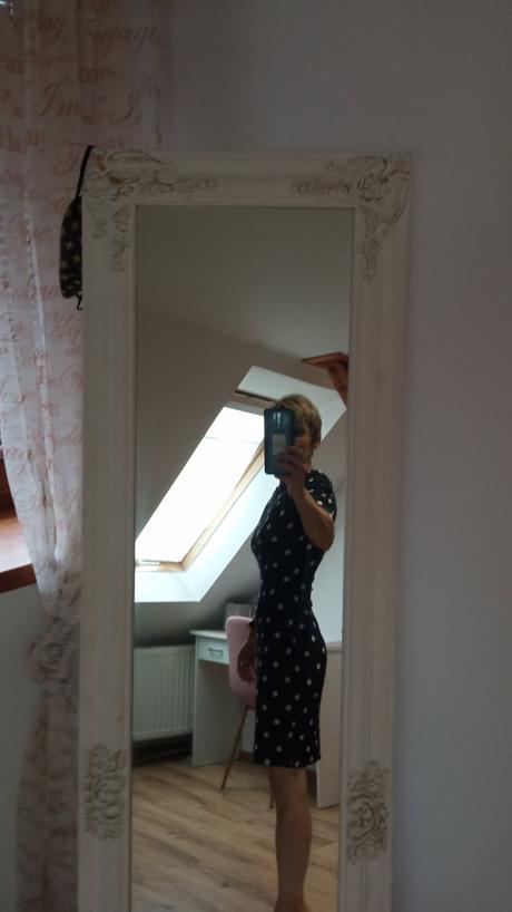 Bodkovane šaty, orsay,xs