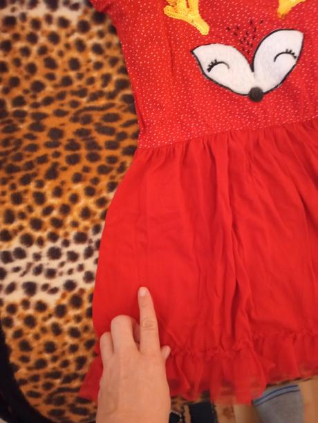 Sobikove vianočné bodkované šaty, 128