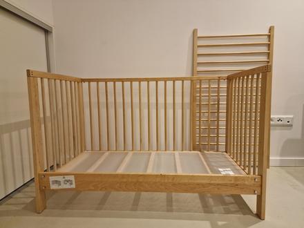 Detská postieľka ikea, šírka (cm): 60,dĺžka (cm): 120