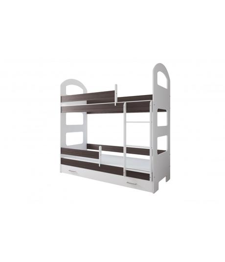 Poschodová posteľ juraj, šírka (cm): 80,dĺžka (cm): 160