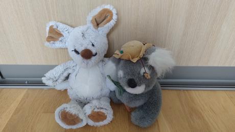 Plysove hracky koala a myska, 