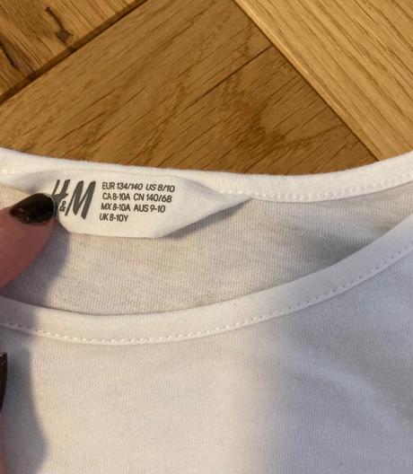 Tylove saty s jednorozcom, h&m,134