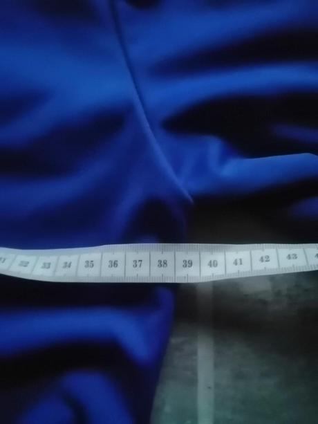 Šaty so zipsom na chrbáte kráľovská modrá, vs-xs, s
