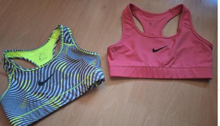 Farebné športové podprsenky, nike,s