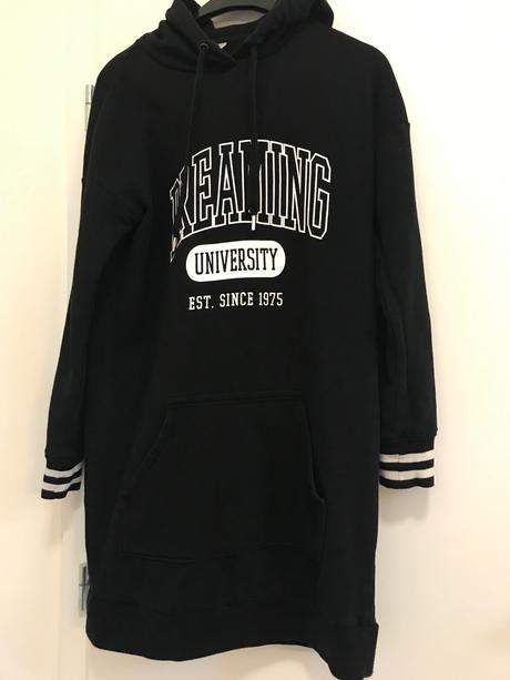 Mikinové šaty s kapucňou, h&m,38