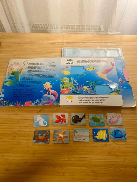 Kniha podmorský svet farby,