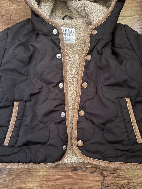 Prešívaná vyteplená bundička fred&flo, 80