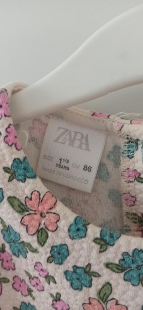 Šaty zara s kvietkami, zara,86