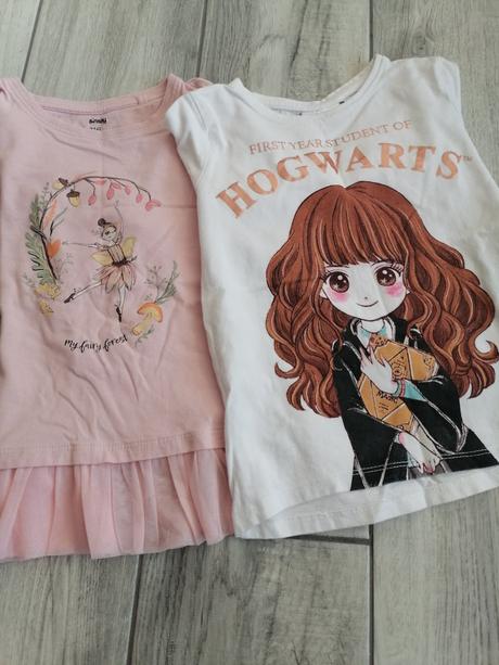 Ružové tričko s krajkou - 116 sinsay, sinsay,116