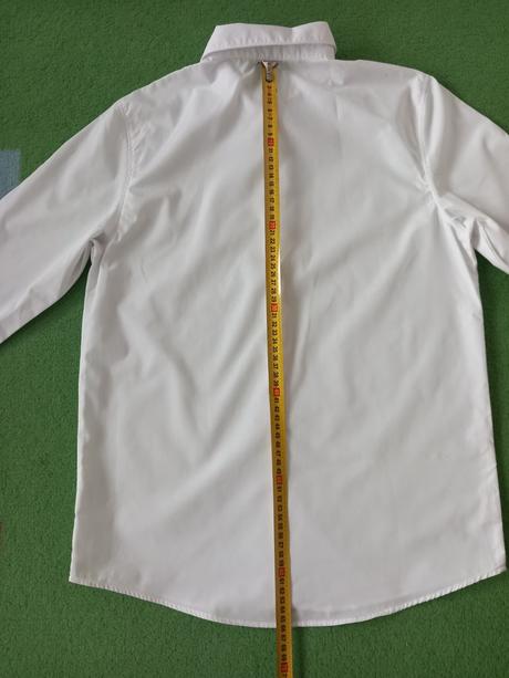 Biela košeľa s dlhým rukávom h&m, h&m,158