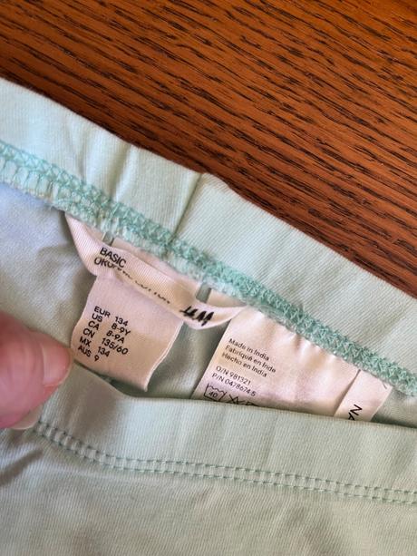 Trištvrťové legínky dvojset, h&m,134