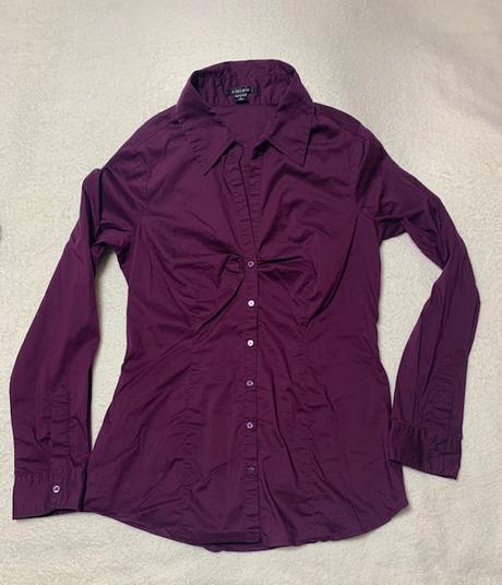 Baklažánová košeľa zn. amisu, amisu,l