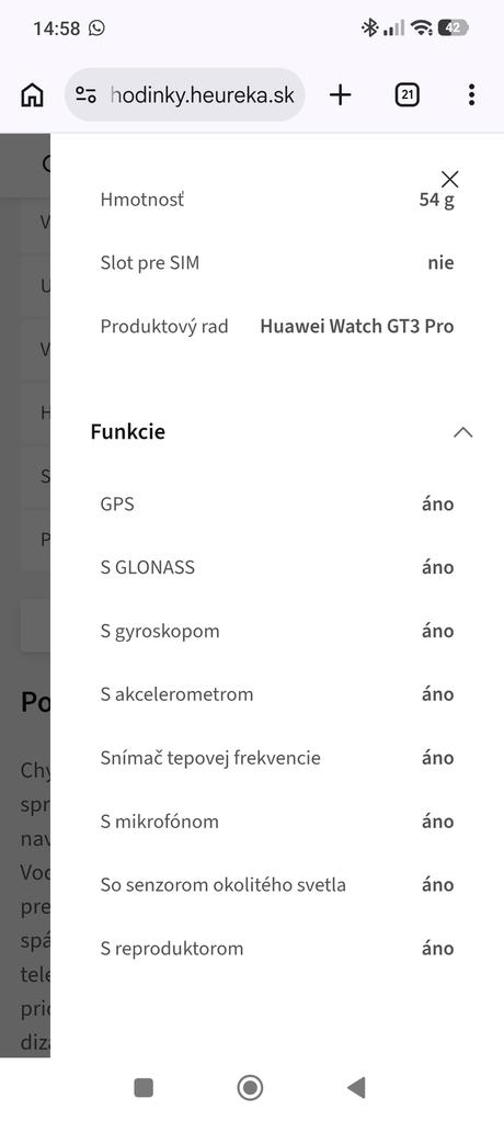 Smart hodinky huawei watch gt 3 pro titanium, huawei