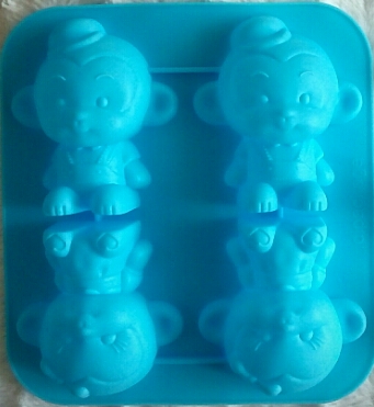 Opičky silikónová forma, 