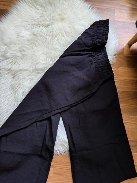 Dámske štýlové 3/4 nohavice, h&m,s