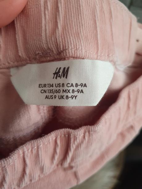 Jesenné/jarné nohavice, h&m,134